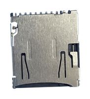 MP013693 - Memory Card Connector, MicroSD, Push-Push, 8 Contacts, Copper Alloy, Gold Flash Plated Contacts - MULTICOMP PRO