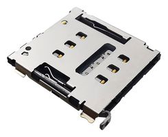 MP013697 - Memory Card Connector, Nano SIM, Direct Insert - Latched, 6 Contacts - MULTICOMP PRO