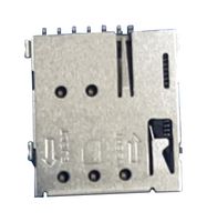 MP013698 - Memory Card Connector, Nano SIM, Push-Push, 6 Contacts, Copper Alloy, Nickel Plated Contacts - MULTICOMP PRO