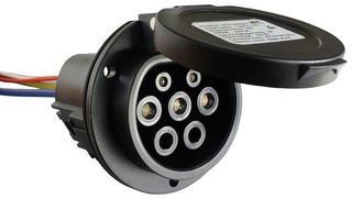 MP013706 - EV Charging Connector, Receptacle, 7 Position, IP44, 32 A, Single Phase - MULTICOMP PRO
