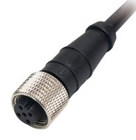 MP013725 - Sensor Cable, IP67, 2A, PVC, M12 Receptacle, Free End, 8 Positions, 1 m, 3.3 ft, MP LEV connectors - MULTICOMP PRO