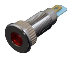 MPAD08NC-2JR220V - LED Panel Mount Indicator, Concave Head, Red, 220 V, 8 mm, IP65 - MULTICOMP PRO