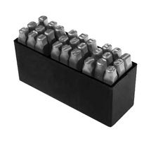 MP011894 - Letter Stamp, Chrome Vanadium Steel, 8mm, A to Z / &, 27 Pieces - MULTICOMP PRO
