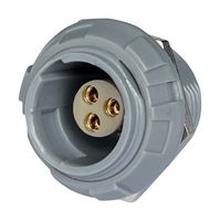 MCP-P1SRG03SGG - Circular Connector, Standard Circular Connector, MCP IP50 Push Pull, Panel Mount Receptacle - MULTICOMP PRO