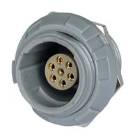 MCP-P1SRG07SGG - Circular Connector, Standard Circular Connector, MCP IP50 Push Pull, Panel Mount Receptacle - MULTICOMP PRO