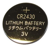 CR2430 - Battery, 3 V, CR2430, Lithium, 270 mAh, Flat Top, x200 per pack - MULTICOMP PRO