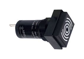MPADP16B4-0T0-0140 - Buzzer, Continuous, IP40, 80 dB, 3 A, 12 to 24 VDC, 16mm Panel Cutout - MULTICOMP PRO