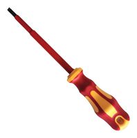 MP-VDE-SD08 - Screwdriver, Slotted, VDE, 4 mm Tip, 190 mm OAL, 100 mm Blade, Chrome Vanadium - MULTICOMP PRO