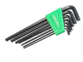 MP013782 - Hex Key Set, 7 Pieces of 1.5/2/2.5/3/4/5/6mm Extra Long Ball End Keys - MULTICOMP PRO