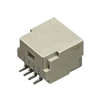 MP013809 - Pin Header, Wire-to-Board, 1 mm, 1 Rows, 4 Contacts, Surface Mount Right Angle - MULTICOMP PRO