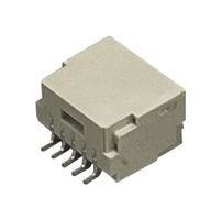 MP013810 - Pin Header, Wire-to-Board, 1 mm, 1 Rows, 5 Contacts, Surface Mount Right Angle - MULTICOMP PRO