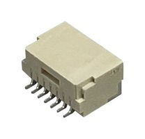 MP013812 - Pin Header, Wire-to-Board, 1 mm, 1 Rows, 7 Contacts, Surface Mount Right Angle - MULTICOMP PRO