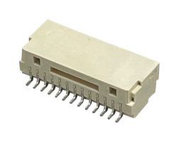 MP013818 - Pin Header, Wire-to-Board, 1 mm, 1 Rows, 13 Contacts, Surface Mount Right Angle - MULTICOMP PRO