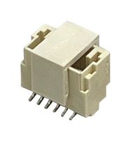 MP013825 - Pin Header, Wire-to-Board, 1 mm, 1 Rows, 6 Contacts, Surface Mount Straight - MULTICOMP PRO