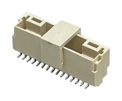 MP013834 - Pin Header, Wire-to-Board, 1 mm, 1 Rows, 15 Contacts, Surface Mount Straight - MULTICOMP PRO