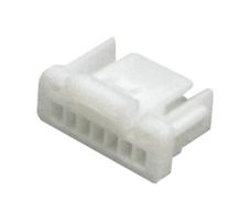 MP013840 - Connector Housing, Natural, Nylon 6.6, MP 1MM Lock Wire-to-Board, Receptacle, 7 Ways, 1 mm - MULTICOMP PRO