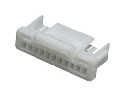 MP013844 - Connector Housing, Natural, Nylon 6.6, MP 1MM Lock Wire-to-Board, Receptacle, 11 Ways, 1 mm - MULTICOMP PRO
