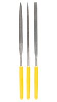 MP013857 - File Set, Precision Micro, 3 Pieces of Flat, Round and Half-Round File Set - MULTICOMP PRO