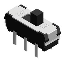 MPLSSA22-V - Slide Switch, DPDT, Through Hole, 100 mA - MULTICOMP PRO
