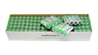 MP-PSG91111 - Battery, 1.5 V, AA, Alkaline, 2.6 Ah, Raised Positive and Flat Negative, 100 - MULTICOMP PRO