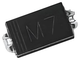 1N4007"GS1D/M3 - Standard Recovery Diode, 200 V, 1 A, Single, 1.1 V, 2.5 µs, 30 A - MULTICOMP PRO
