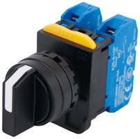 MPA20S-3E20 - Selector Switch, DPST-NO, IP65, 3 Position, 120 V, 10 A, Screw, MP Selector Switches - MULTICOMP PRO