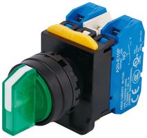 MPA20F-3E20Q4G - Selector Switch, DPST-NO, IP65, 3 Position, 120 V, 10 A, Screw, MP Selector Switches - MULTICOMP PRO