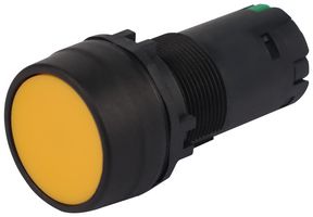MPCP2B-M1E10Y - Industrial Pushbutton Switch, MPCP2 Series, 22.3 mm, SPST-NO, Off-On, Round Flush, Yellow - MULTICOMP PRO