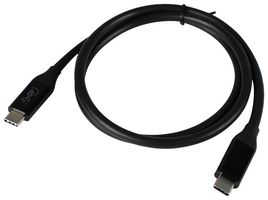 MP014085 - USB Cable, Type C Plug to Type C Plug, 800 mm, 31.5 ", USB 4.0, Black, E-Marked Cable - MULTICOMP PRO