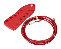MP014078 - Cable Lockout, Nylon (Polyamide), Cable, Economical, 4 mm x 2 m - MULTICOMP PRO