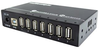 MP701123 - Hub, USB 2.0, 7 Port, Mains Powered, 480 Mbps Data Transfer - MULTICOMP PRO