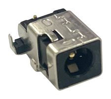 MP014753 - DC Power Connector, Jack, 5.7 A, 1.65 mm, PCB Mount, Through Hole Right Angle - MULTICOMP PRO