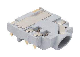 MP014738 - Phone Audio Connector, Mid Mount, 6 Contacts, Jack, 3.5 mm, Through Hole Mount Right Angle - MULTICOMP PRO