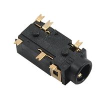 MP014744 - Phone Audio Connector, Top Mount, 6 Contacts, Jack, 3.5 mm - MULTICOMP PRO
