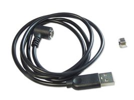 MP014790 - Magnetic Connector Cable Assembly, 90° Magnetic 2 Position Receptacle, USB Type A Plug, 4 A, 1 m - MULTICOMP PRO