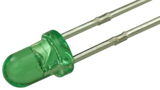 L034XGT - LED, AlInGaP, Green, Through Hole, T-1 (3mm), 20 mA, 2.1 V, 570 nm - MULTICOMP PRO