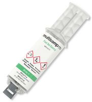 MP014777 - Adhesive 2-part, Epoxy, Amber, Fast Set, Tensile Strength 34 MPa, Syringe, 25 ml - MULTICOMP PRO