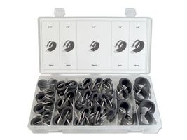 MP014763 - Rubber Insulated Hose Clamp, 40 Pieces of 1/4", 5/16", 3/8", 1/2", 5/8" Clamp Assortment - MULTICOMP PRO