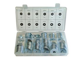 MP014767 - Penny Washer Assortment, 240 Pieces, with Plastic Case - MULTICOMP PRO
