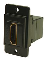 MP-CP30700GMB440 - Audio Adapter, Black Metal Frame, #4-40 Holes, HDMI Receptacle, HDMI Receptacle - MULTICOMP PRO
