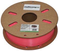 MP015141 - 3D Printer Filament, 1.75mm, Pink, PLA (Polylactide), 210°C to 230°C - MULTICOMP PRO