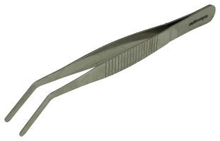 MP015186 - Tweezers, Universal Tip, 140mm OAL, Stainless Steel Body/Tip - MULTICOMP PRO