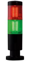 MP014812 - Light Tower, Baby, 2 Tiers, Green/Red, 24 V, IP65, Steady, 36mm x 142mm, -30 °C to 50 °C - MULTICOMP PRO