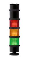 MP014839 - Light Tower, 3 Tiers, Amber/Green/Red, 240 VAC, IP66, Multifunction, 75.1 x 339.2mm, 103 dB, - MULTICOMP PRO