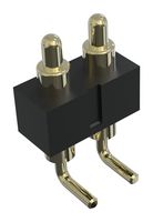 MP015222 - Spring Loaded Connector, Pogo Pin Header, 2.54 mm, 1 Row, 2 Contacts - MULTICOMP PRO