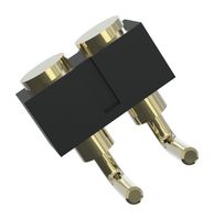 MP015225 - Spring Loaded Connector, Pogo Pin Header, 2.54 mm, 1 Row, 2 Contacts - MULTICOMP PRO