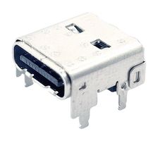 MP015345 - USB Connector, USB Type C, Receptacle, 24 Ways, Surface Mount, Right Angle - MULTICOMP PRO