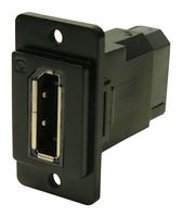 MP-CP30733M3B - DVI to HDMI Audio / Video Adapter, Black Metal Frame, DisplayPort Receptacle - MULTICOMP PRO