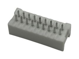 MP015428 - Pin Header, Wire-to-Board, 2.5 mm, 2 Rows, 18 Contacts, Through Hole Straight - MULTICOMP PRO