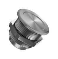 MP015458 - Vandal Resistant Switch, MP Piezo Switch, 19 mm, SPST-NO, Momentary, Recessed, Natural - MULTICOMP PRO